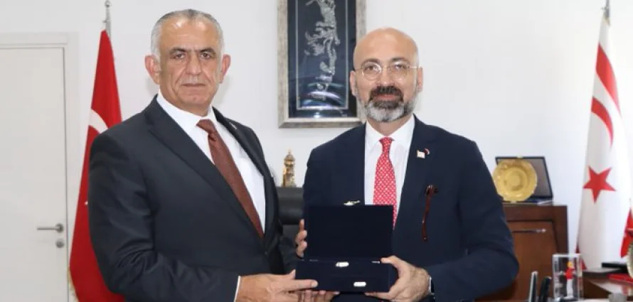 KKTC Millî Eğitim Bakanı Nazım Çavuşoğlu’na ziyaret