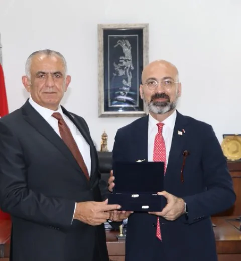 KKTC Millî Eğitim Bakanı Nazım Çavuşoğlu’na ziyaret