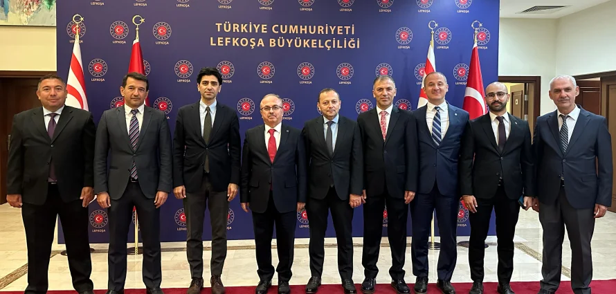 Heyetimiz T.C Lefkoşa Büyükelçilimizin düzenlediği resepsiyona katıldı!