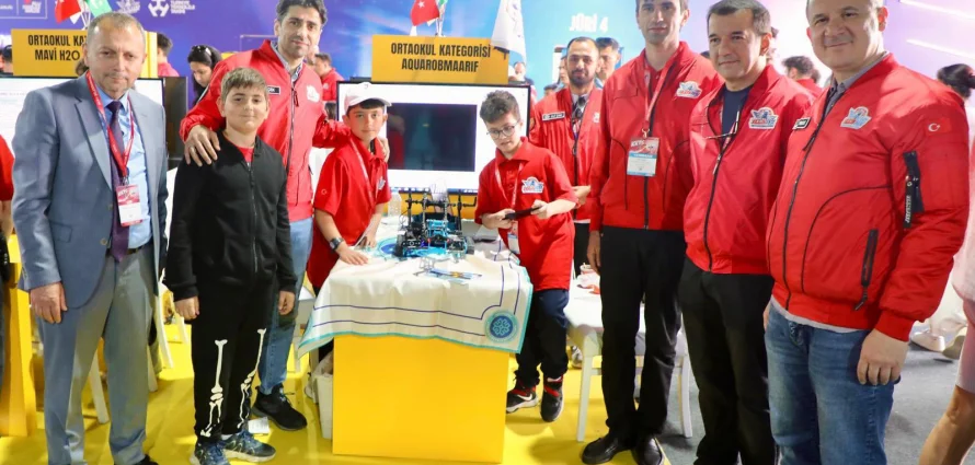 TEKNOFEST KKTC 2025'te finale kalan Azerbaycan, Pakistan ve Afganistan’daki Maarif Okullarımızdaki öğrencilerimizden dört takım, final yarışmaları için KKTC’ye geld